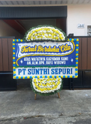 Papan Bunga Duka di Parit Muko Aie